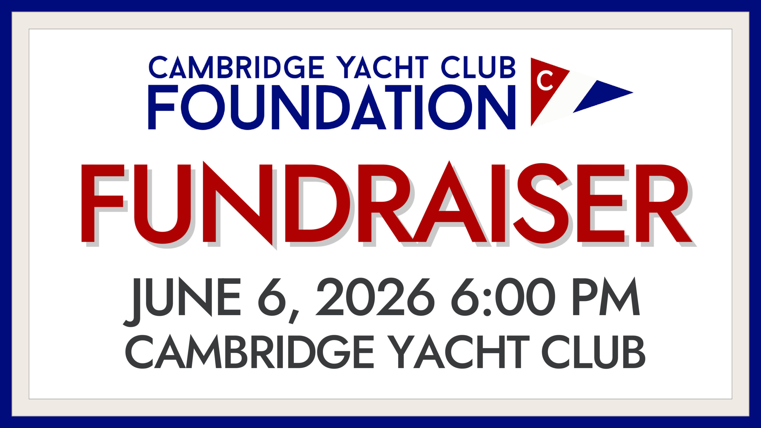 CYC Foundation Fundraiser - June 6, 2026 at 6:00 PM